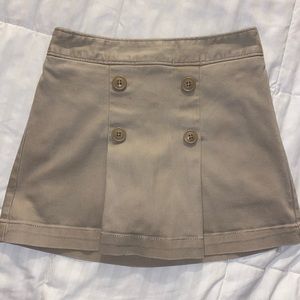 Girls Old Navy Tan/Sand S(6-7) girls uniform skirt